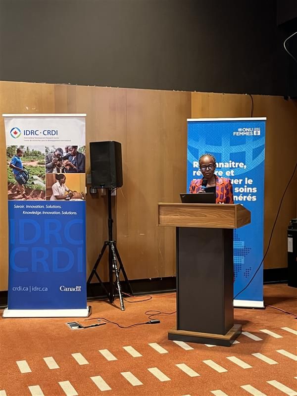 Speaker at the UN Women and IDRC webinar